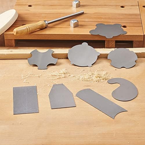Pacote Hermit Tools de 9 raspador de armários de múltiplas forma para trabalhar madeira