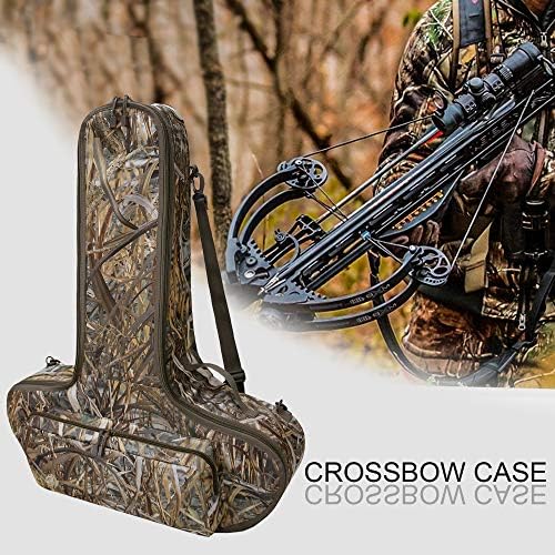 MyDays Soft Crossbow Case, bolsa de transportador de arco de arco -faria acolchoada com tiras de mochila