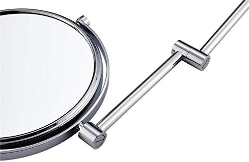 Lianxiao - Espelhos de maquiagem montados na parede, ampliando estende a extensão de barbear ajustável espelhado cosmético espelhos de vaidade do banheiro