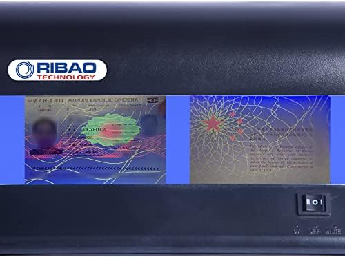 Ribao SLD-16 Detector de faturamento com UV e detecção de falsificação de UV e marca d'água, verificador