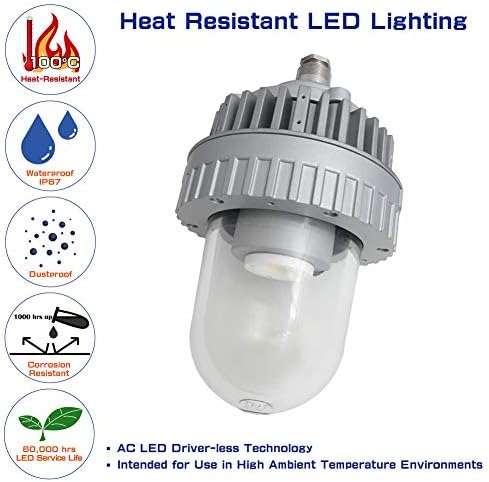 THT 20W LED LED resistente ao calor, 100 ° C resistente ao calor, luz LED de alta temperatura com IP à prova