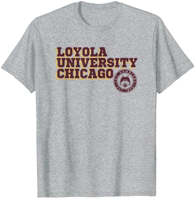 Loyola University Chicago Ramblers Block Text T-shirt