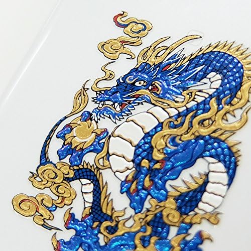 Toyo case shinju-01 maki adesivos, guardião deus besta maki, dragão azul