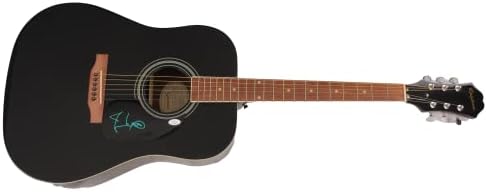 Jim Cuddy assinou autógrafo em tamanho grande Gibson Epiphone Guitar Guitar w/ James Spence Autenticação
