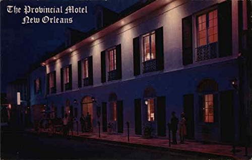 O Motel Provincial Nova Orleans, Louisiana la Original Vintage Postcard