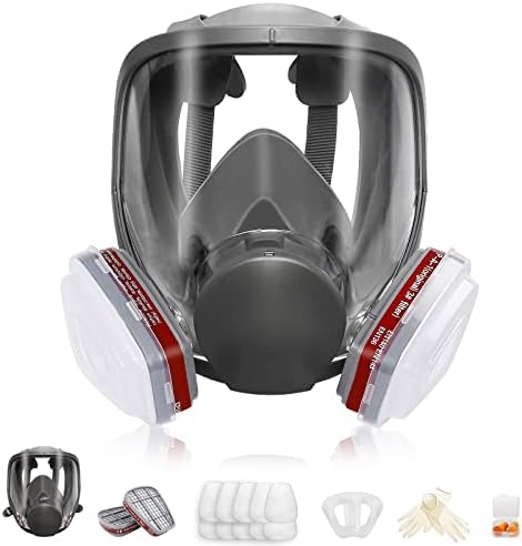 Máscara de respirador reutilizável em face completa - Respirador químico de poeira de gás orgânico