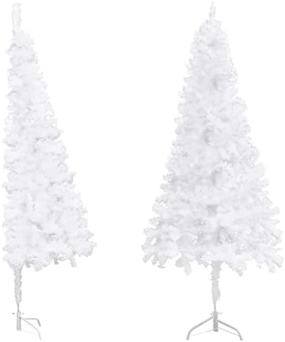 Vidaxl Corner Artificial Christmas Tree White 47,2 PVC