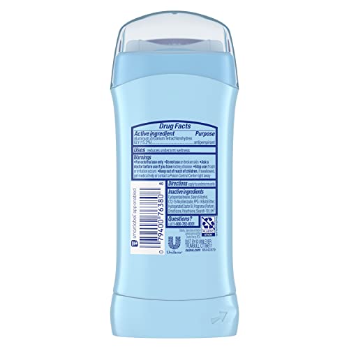 Antiperspirante e desodorante de desodorante e bastão de desodorante 48 horas de odor e proteção