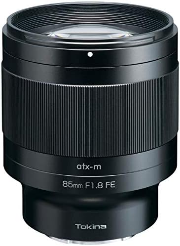 Tokina ATX-M 85mm f/1,8 Fe lente para Sony E, pacote com kit de filtro Prooptic de 72 mm, kit de limpeza, tether de tampa da lente, pano