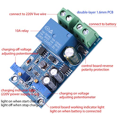 Módulo de controle automático de carregamento de bateria, Módulo de proteção contra controlador de carregamento