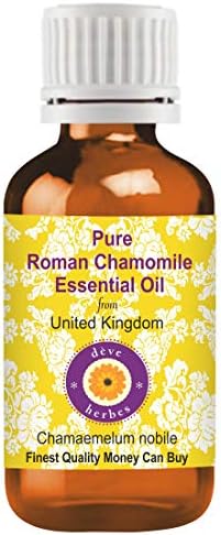 Deve Herbes Pure Roman Chamomile Essential Oil Essential Natural Terapêutico Vapor Destilado 100ml