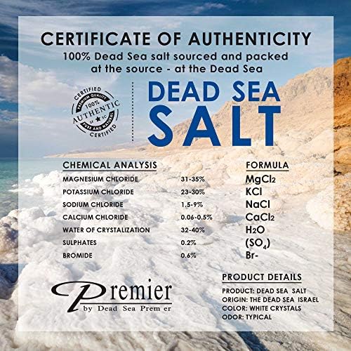 Os principais cristais de banho aromático do sal do mar de morto morto tratamento desintoxicado, minerais