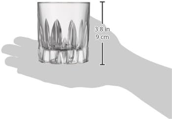 Yoshitani Glass RX-4555J Crystal My Glass Royal Cut Rock Glass, 10,1 fl oz