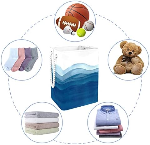 Cesto de lavanderia cesto grande cesto de roupa dobrável com alças de transporte fácil, roupas de roupas independentes