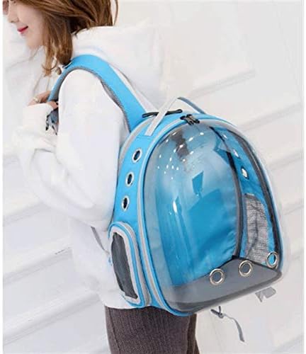 N/A Backpack portátil de viagem de estimação de animais de estimação, design de espuma da cápsula espacial e mochila de bolsa à prova d'água de cachorro