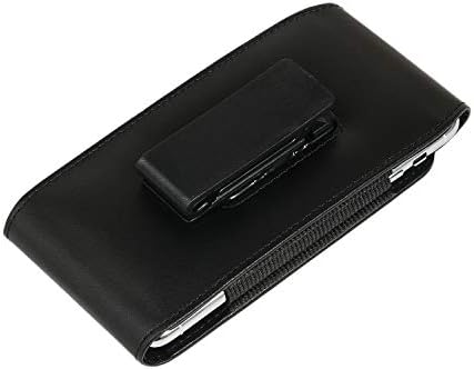 Coldre de bolsa de clipe de cinto de couro premium para iPhone 11 Pro, Xs, 12, 12 Pro, capa da capa do celular, tamanho de 6,0 polegadas