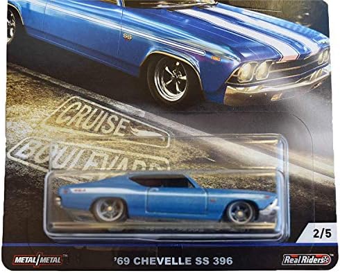 Hot Wheels Culture Cruise Boulevard '69 Chevelle SS 396 2/5, azul