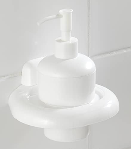 Wenko Dispensador puro para sabão líquido, branco, 12 x 14,5 x 17,5 cm