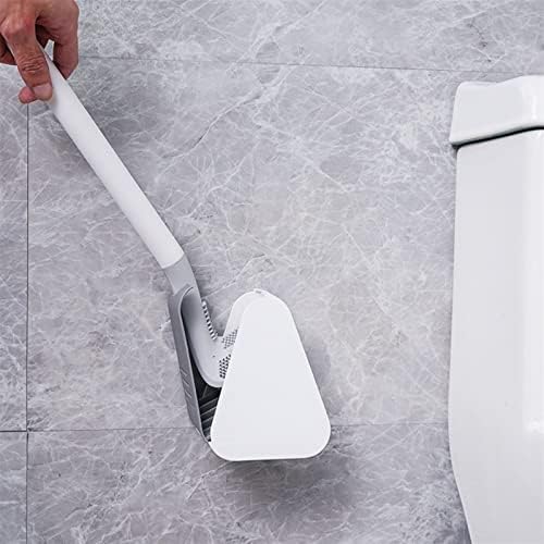 Escova de vaso sanitário de cama, escovas de vaso sanitário de silicone de golfe com suporte de suporte de limpeza