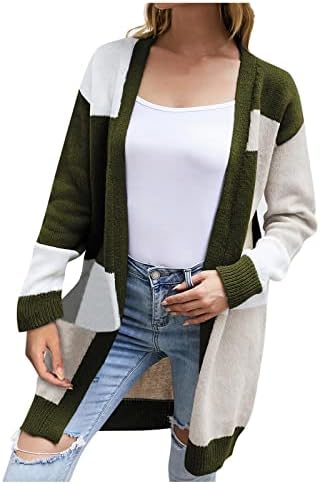 Coldigan suéteres de cokuera para feminino outono 2022 Cardigã frontal elegante casacos causais