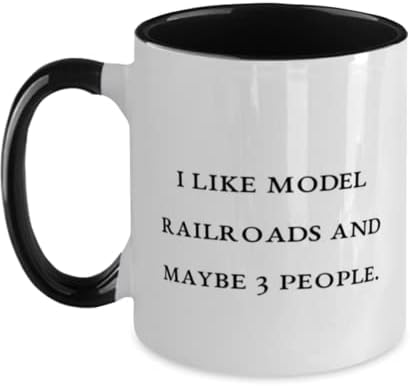 Model Railroads Presentes para homens Mulheres, eu gosto de ferrovias modelo, ferrovias de modelo inadequadas