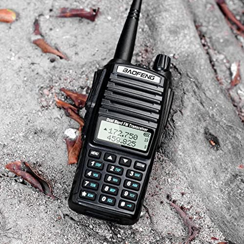 Baofeng UV-82 High Power Handheld Radio, rádio baofeng com fone de ouvido, antena curta, microfone