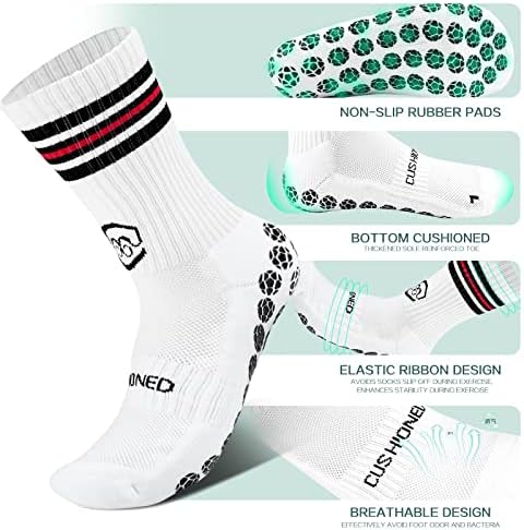 Sr. Beard Unissex Anti Slip Slip Socks Soccer Socks Socks Alfamãs tração Profissional Meias Profissionais de