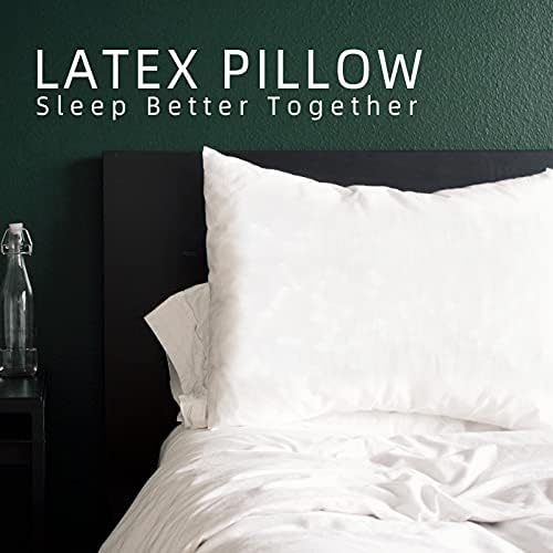 CottonColors Ajustável Almofado premium de látex premium, TALALAY Extra Soft Latex Pillow