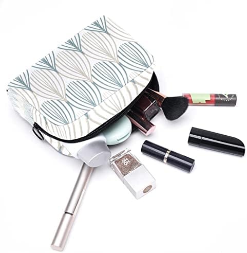 Line Pattern Travel Saco de maquiagem Bolsa cosmética Bag de viagem de higiene pessoal para mulheres Bolsa