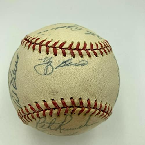 1962 All Star Game American League Team assinou o beisebol Yogi Berra JSA CoA - Bolalls autografados