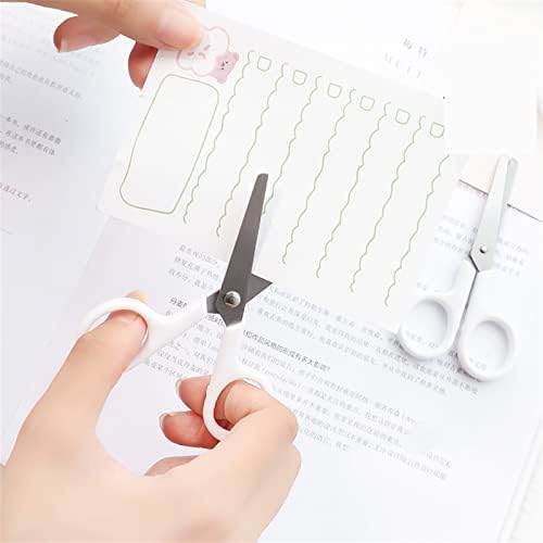 Krivs Craft Scissors Mini cor branca cor de tesoura portátil aço inoxidável Blade Cutter para papel