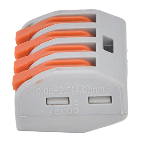 Conectores de fio compactos, conectores de fios de alavanca, 25 pcs conectores de fios pacote de pacote
