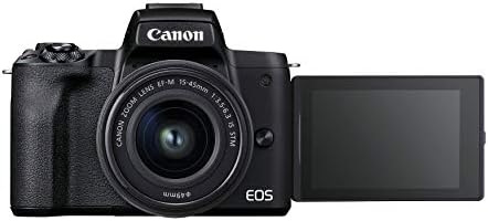 Canon EOS M50 Mark II + EF-M 15-45mm e EF-M 55-200mm é pacote STM