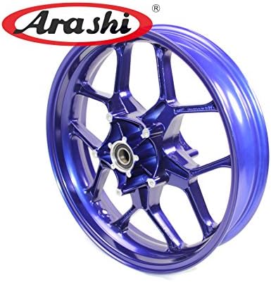 Aros da roda dianteira Arashi e rotores de disco do freio para Yamaha YZF R1 R1M R1S RN32 2015-2021 Acessórios de substituição de motocicletas yzf-r1 yzf-r1s yzf-r1m brilho azul