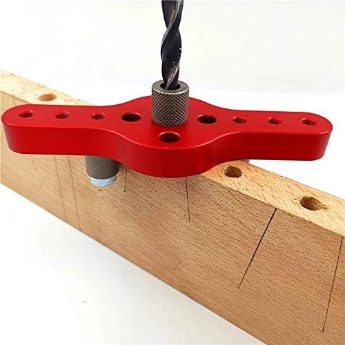 Twdyc vertical Bolse Hole Jig 6/8/10mm Woodworking Dowelling Self Centering Drill Drill Guide Kit Wood Localizador de perfuração Poncelador