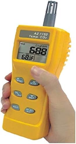 Detector de gás por portátil portátil xming 0 ~ 9999pm LCD Display Digital alimentado por bateria 2 em 1 Medidor de qualidade do ar digital