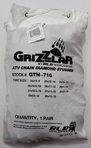 GRIZZLAR GTN-716 ATV Diamond Craved Tone Cream 25x12-9, 25x12-10, 25x12-11, 25x12-12, 25x12.5-12, 26x11-12, 26x11-14,
