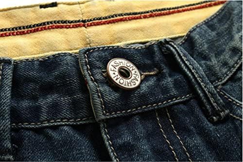 HZCX Fashion Men Summer Light Wood Blue Jeans Short Slort Shorts Denim