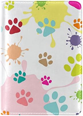 My Daily Dog Claw Cat Garra Claw Leather Passport Caso Case Protector