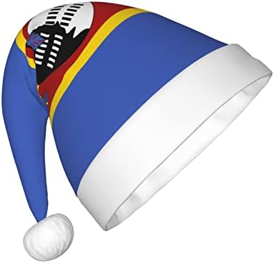 Cxxyjyj Bandeira de Eswatini Santa Hat para crianças Chapéus de Natal Chapé