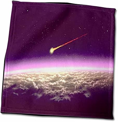 3drose florene - espaço - imagem de pintura de um asteróide - toalhas