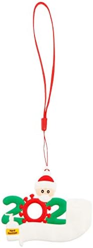 PretyZoom 1 PC Chaves de bolsa de desenho animado de Natal PC Decorativa Pinking Pingents Chains Key for Christmas