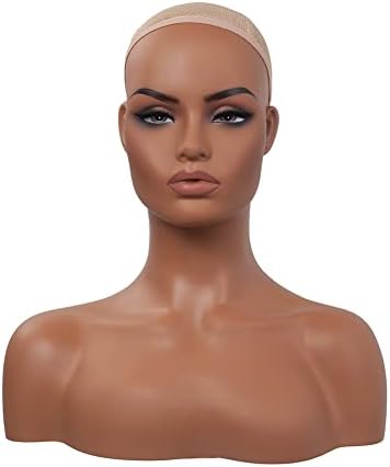 L7 Mannequin European American Model Head Exibir adereços de mannequim com ombros Bust