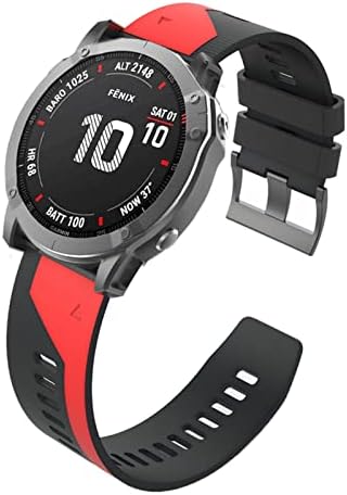 SERDAS 22 26mm Rickfit Smart Watch Band Strap for Garmin Fenix ​​7 7x 6 6x Pro 5x 5 mais 3HR D2 935 945 Pulseira de pulseira de silicone epix de Epix