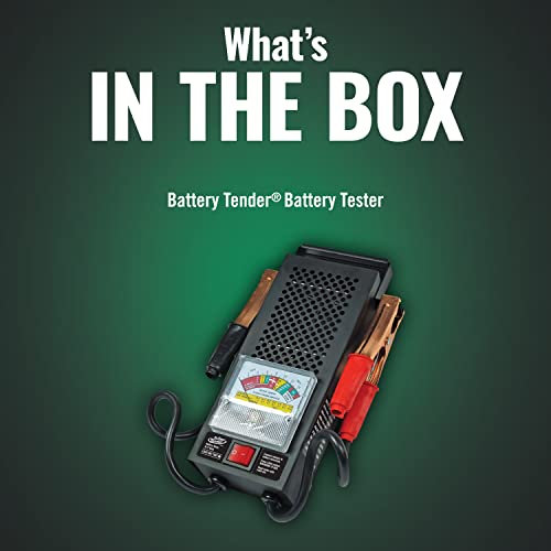Testador de carga da bateria da bateria para baterias automotivas de 12 volts e 6 volts, inclui grampos
