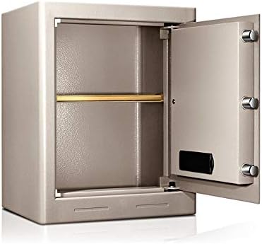 Teerwere Safe Box Digital Electronic Safe Box Double Segurança Chave e Caixa de Segurança de Senha