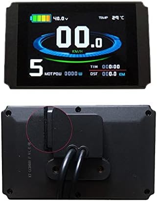 Hallomotor E-Bike KT-LCD8HU-P DISPLATE DE COLOR METER 24/6 36/48V Plugue à prova d'água com interface de soquete USB para controladores da série KT