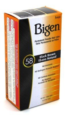 Hoyu Bigen Hair Color Powder, nº 37 Auburn escuro, 0,21 onças