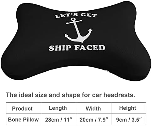 Vamos pegar o travesseiro de pescoço do carro de ancoragem do navio 2 PCs confortável Auto Cushion