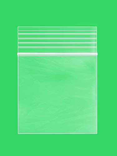 GPI - Pacote de 2000-1 x 1 2 mil de espessura, bolsas de zíper de plástico de plástico transparente, saquinhos